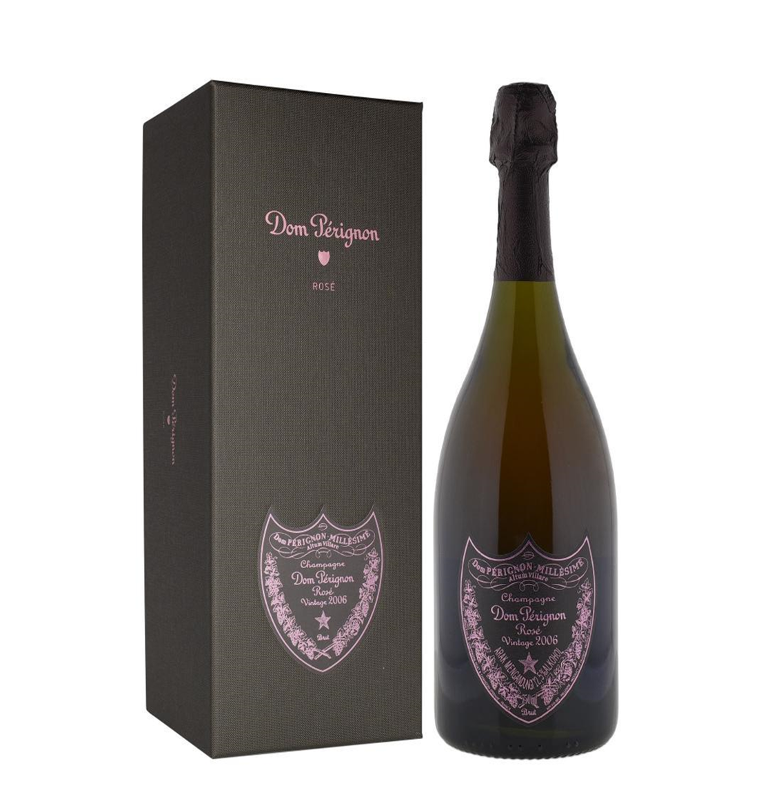 2006年香槟王唐培里侬年份粉红香槟Dom Perignon Brut Rose 2006 with