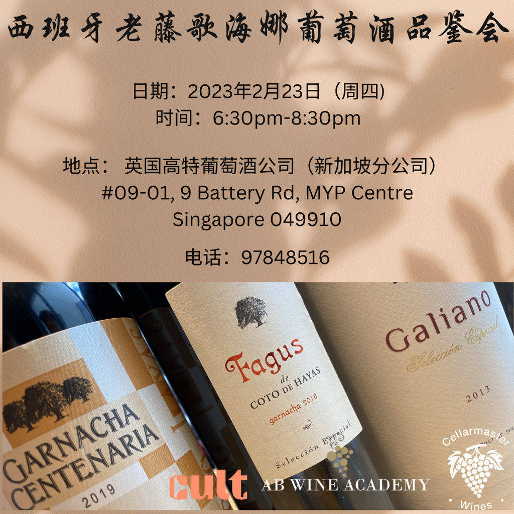 【Spanish Wine High-End Custom Tasting Event】Spanish Aragonese Winery Old Vine Garnacha Tasting Event (Chinese Session)-Bodegas Aragonesase Wine Tasting Event